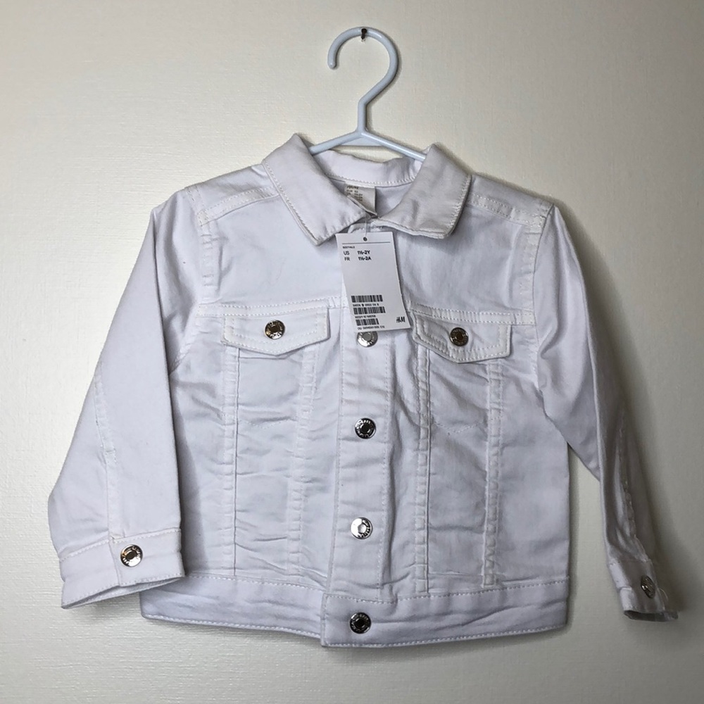 White jean jacket